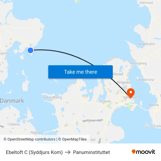 Ebeltoft C (Syddjurs Kom) to Panuminstituttet map