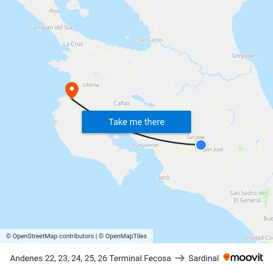 Andenes 22, 23, 24, 25, 26 Terminal Fecosa to Sardinal map