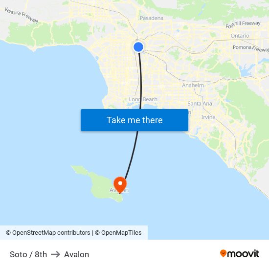 Soto / 8th to Avalon map