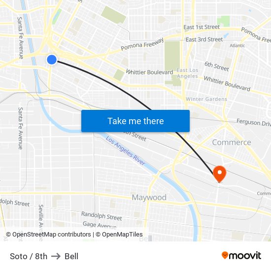 Soto / 8th to Bell map