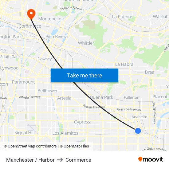 Manchester / Harbor to Commerce map