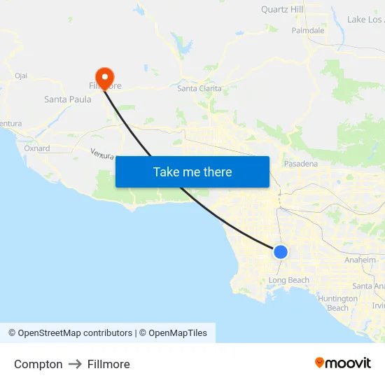 Compton to Fillmore map