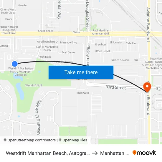 Westdrift Manhattan Beach, Autograph Collection to Manhattan Beach map