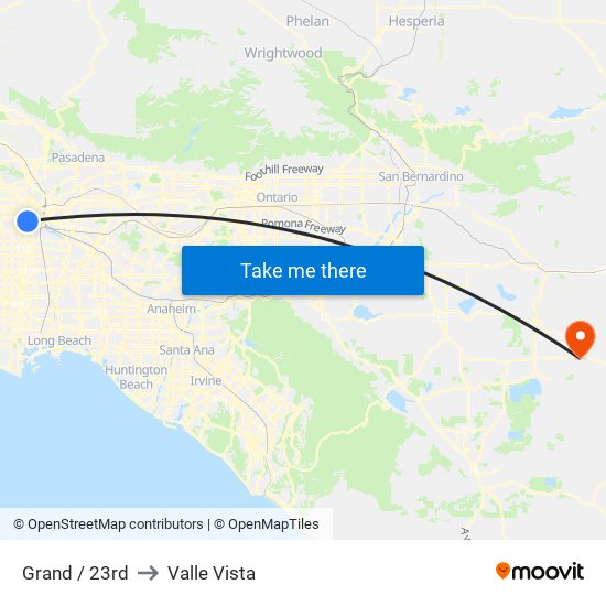 Grand / 23rd to Valle Vista map