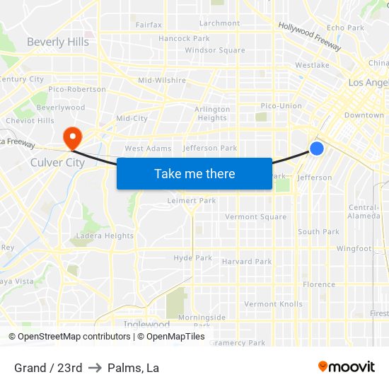 Grand / 23rd to Palms, La map