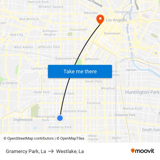 Gramercy Park, La to Westlake, La map