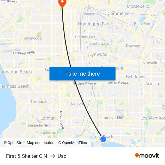 First & Shelter C N to Usc map