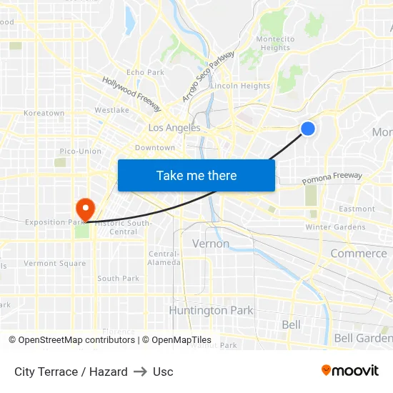 City Terrace / Hazard to Usc map