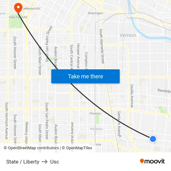 State / Liberty to Usc map