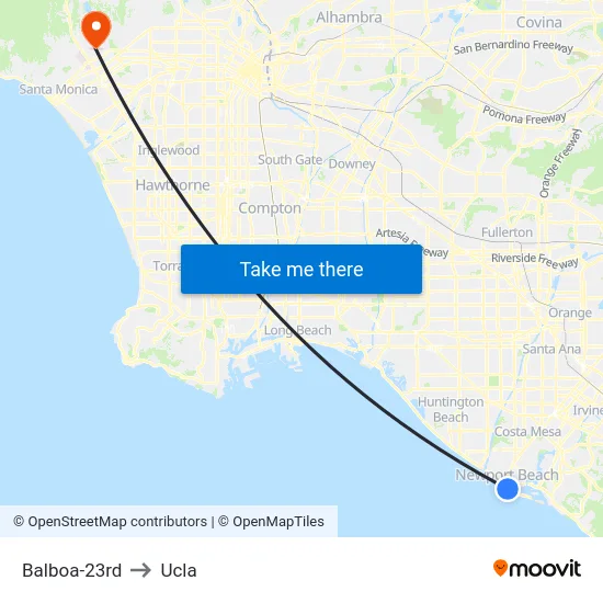 Balboa-23rd to Ucla map