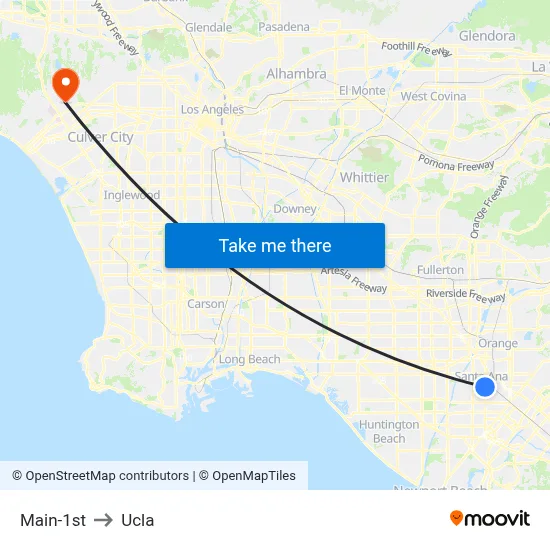 Main-1st to Ucla map