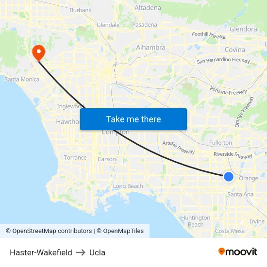 Haster-Wakefield to Ucla map