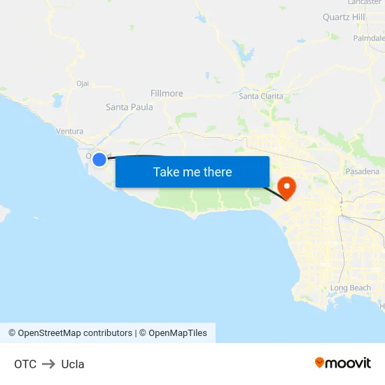 OTC to Ucla map