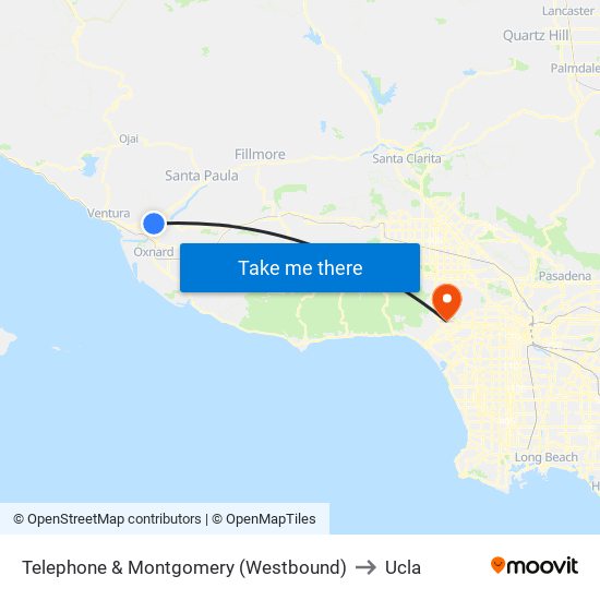Telephone & Montgomery (Westbound) to Ucla map