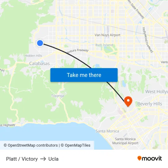Platt / Victory to Ucla map