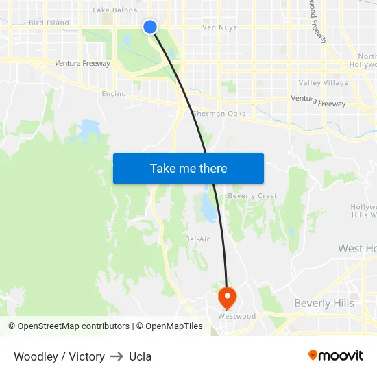 Woodley / Victory to Ucla map