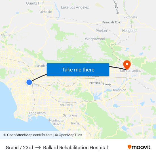 Grand / 23rd to Ballard Rehabilitation Hospital map