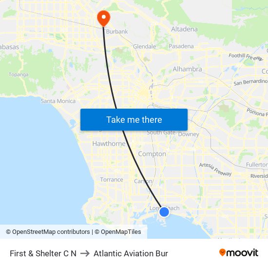 First & Shelter C N to Atlantic Aviation Bur map