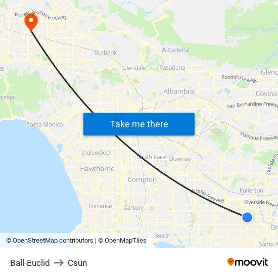 Ball-Euclid to Csun map