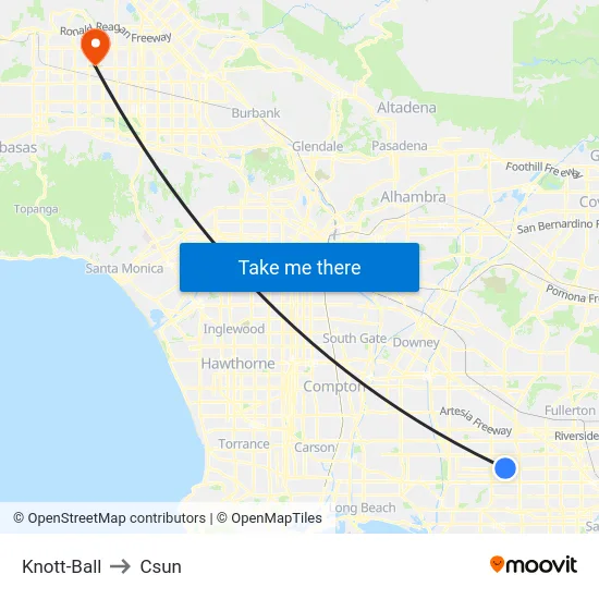 Knott-Ball to Csun map