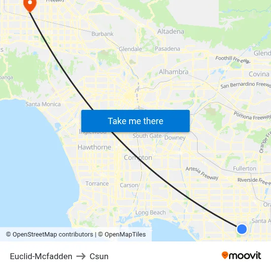 Euclid-Mcfadden to Csun map