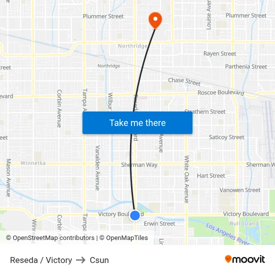 Reseda / Victory to Csun map