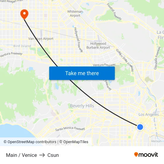 Main / Venice to Csun map