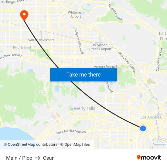 Main / Pico to Csun map