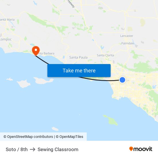 Soto / 8th to Sewing Classroom map