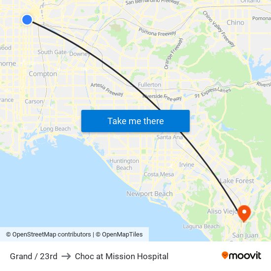 Grand / 23rd to Choc at Mission Hospital map