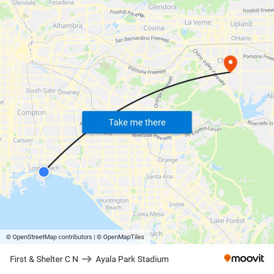 First & Shelter C N to Ayala Park Stadium map