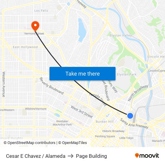 Cesar E Chavez / Alameda to Page Building map