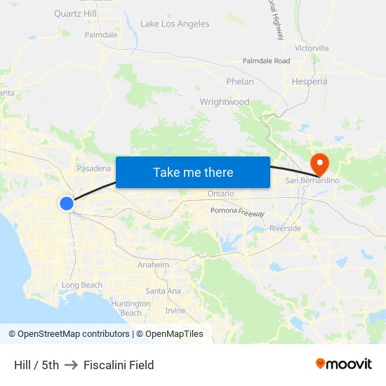 Hill / 5th to Fiscalini Field map