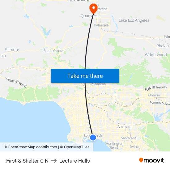 First & Shelter C N to Lecture Halls map