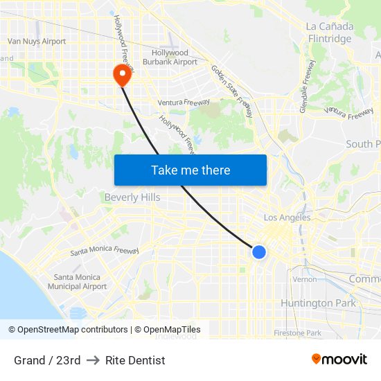 Grand / 23rd to Rite Dentist map