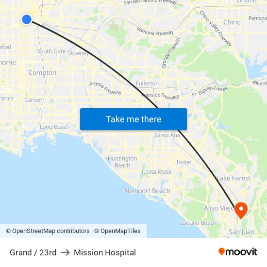 Grand / 23rd to Mission Hospital map