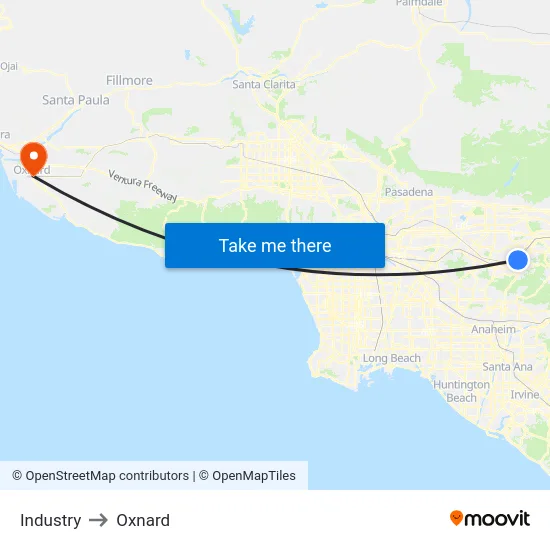 Industry to Oxnard map