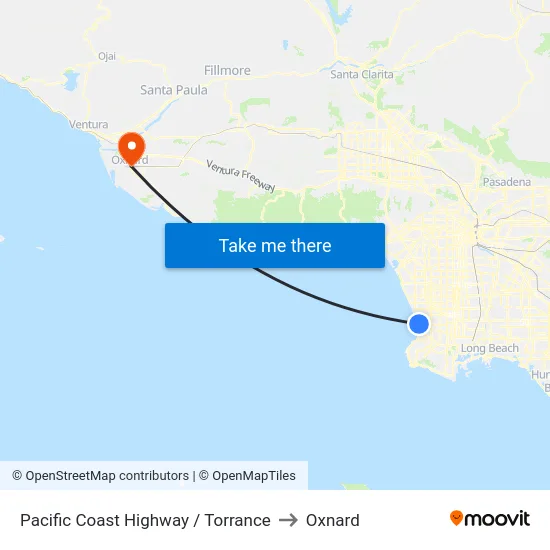 Pacific Coast Highway / Torrance to Oxnard map