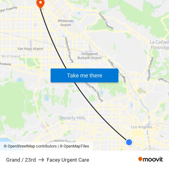 Grand / 23rd to Facey Urgent Care map