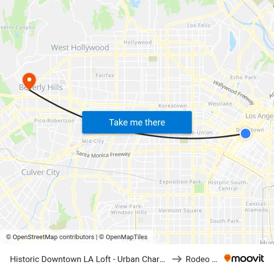 Historic Downtown LA Loft - Urban Charm, Los Angeles to Rodeo Drive map