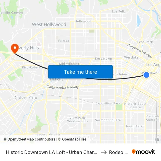 Historic Downtown LA Loft - Urban Charm, Los Angeles to Rodeo Drive map