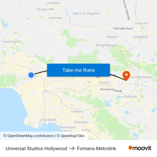 Universal Studios Hollywood a Fontana - Stop 37166014 Site 15891600 