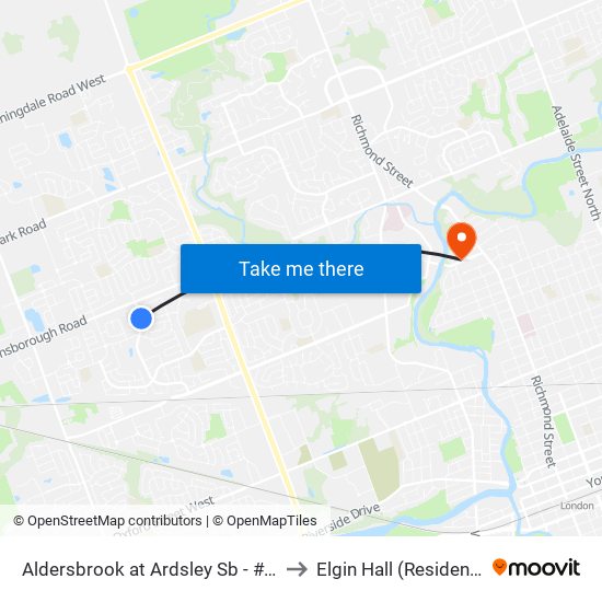 Aldersbrook at Ardsley Sb - #115 to Elgin Hall (Residence) map