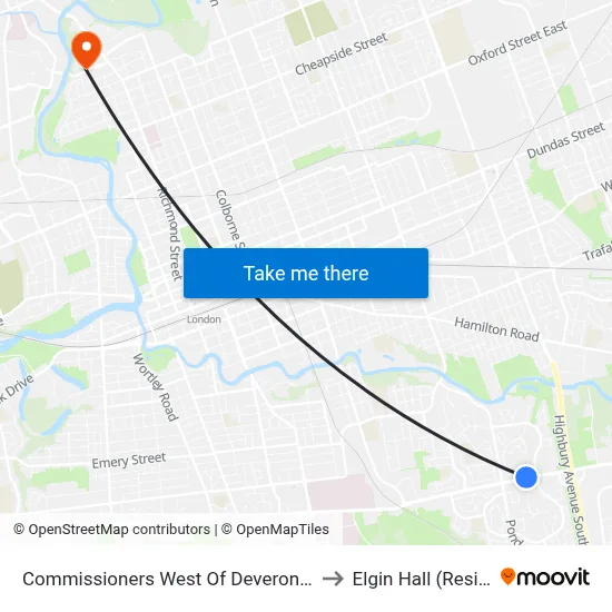 Commissioners West Of Deveron 2 Wb - #452 to Elgin Hall (Residence) map