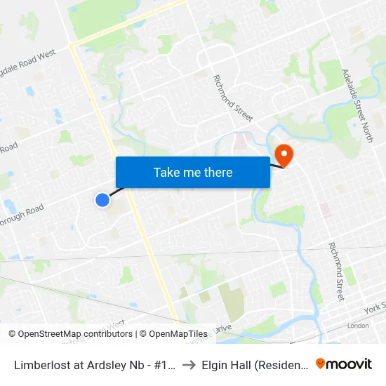 Limberlost at Ardsley Nb - #1118 to Elgin Hall (Residence) map
