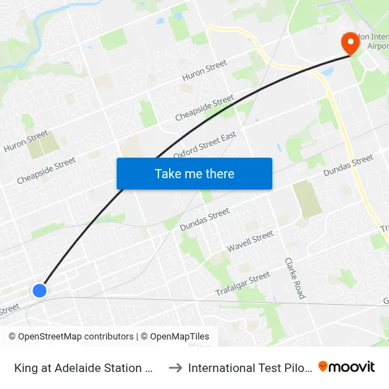 King at Adelaide Station Wb - #2963 to International Test Pilot School map