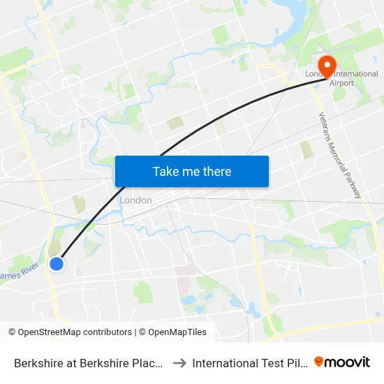 Berkshire at Berkshire Place Nb - #2195 to International Test Pilot School map