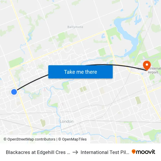 Blackacres at Edgehill Cres 1 Wb - #262 to International Test Pilot School map