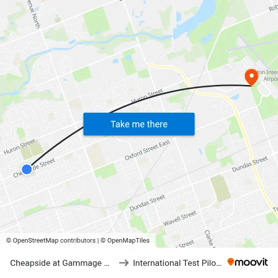 Cheapside at Gammage Wb - #355 to International Test Pilot School map