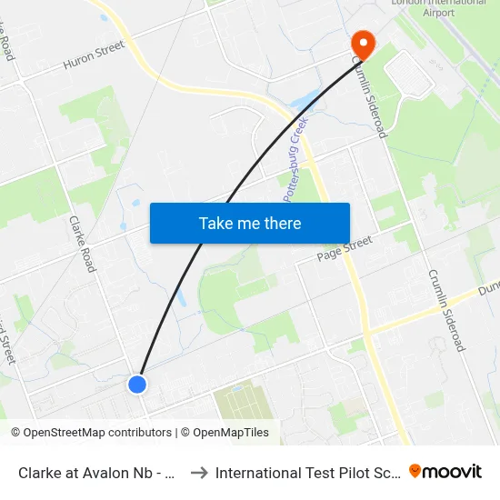 Clarke at Avalon Nb - #394 to International Test Pilot School map